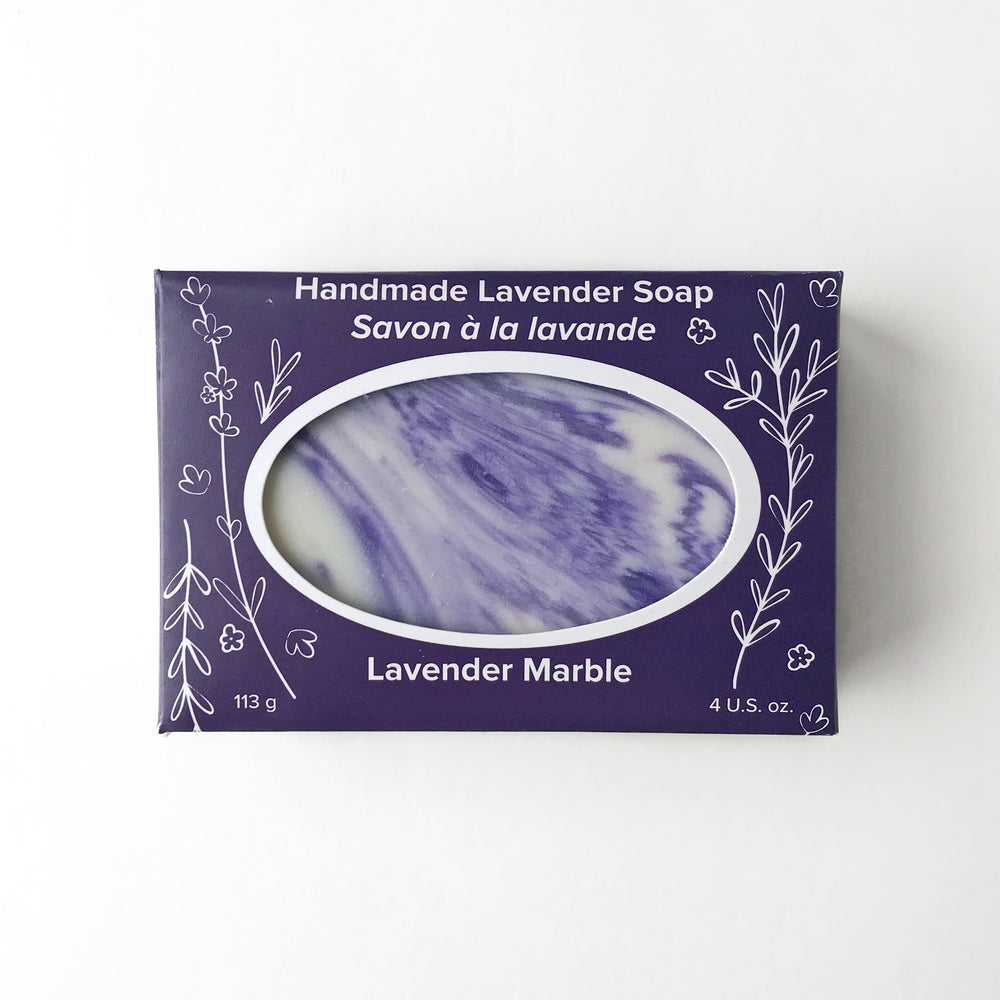 Lavender Marble Bar Soap