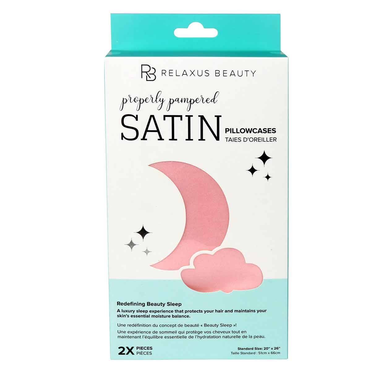 Satin Pillowcase 1pk (Pink)