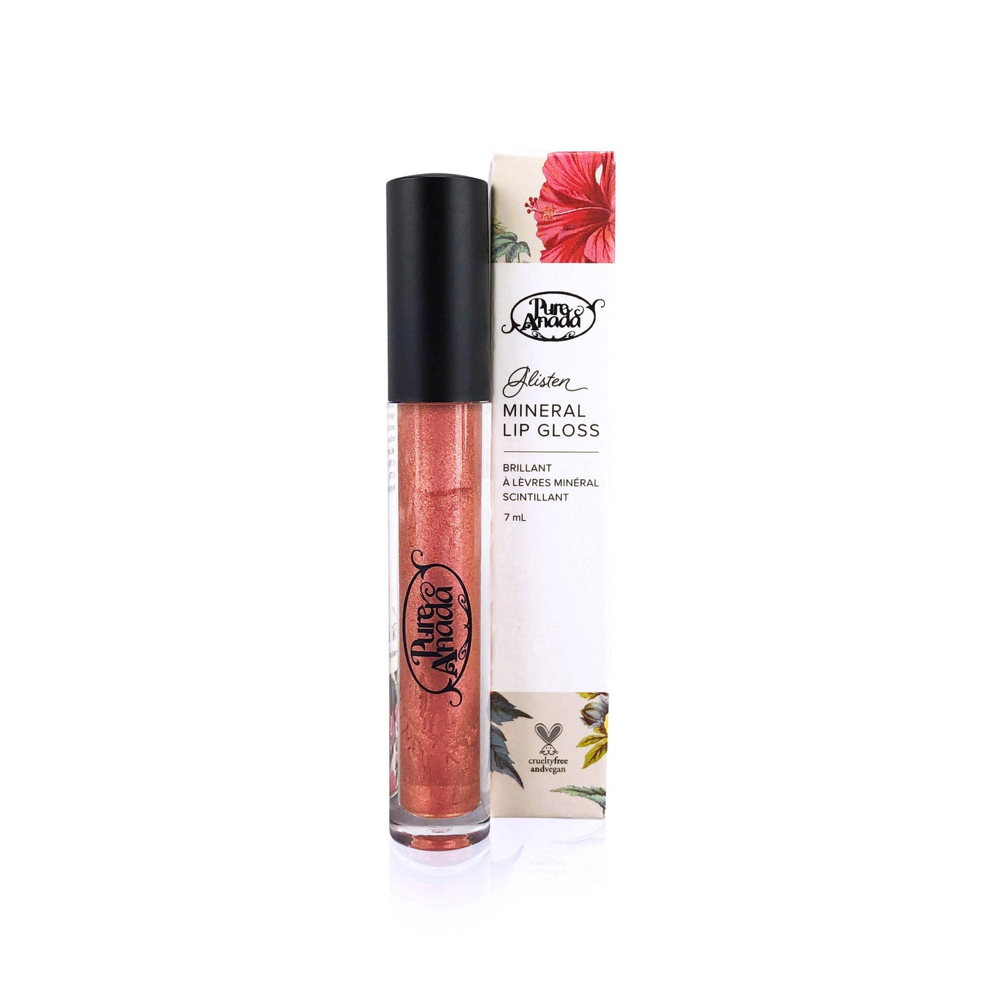 Glisten Mineral Lip Gloss - Rose Gold