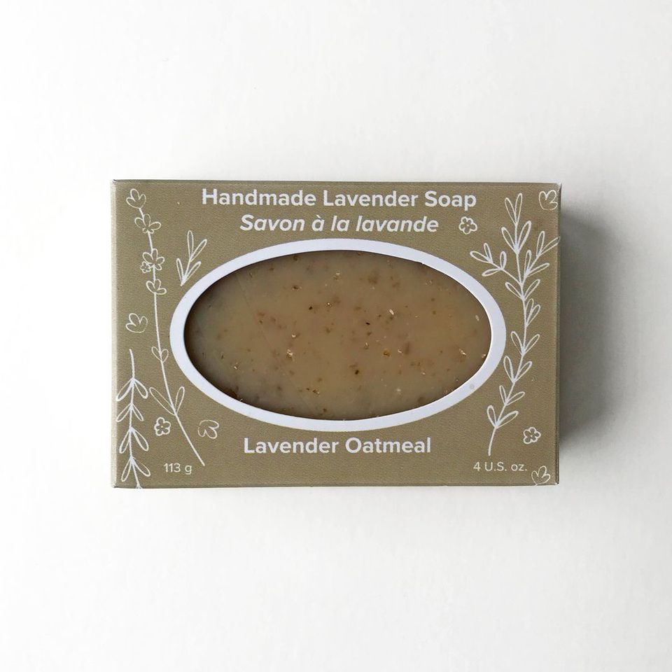 Seafoam Lavender - Lavender Oatmeal Bar Soap